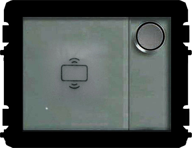 ABB 2TMA070120N0024 Клавишный модуль с круглой клавишей и считывателем IC, Mifare/NFC