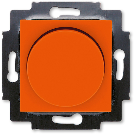 2CHH942247A6066 Светорегулятор ABB Levit поворотно-нажимной 60-600 Вт R оранжевый / дымчатый чёрный
