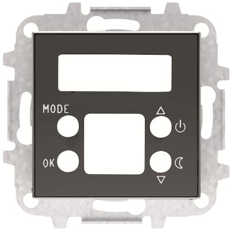 ABB 2CLA854050A1501 Накладка терморегулятора 8140.5, серия SKY, цвет чёрный бархат