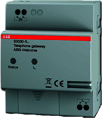ABB 2TMA020150H0007 Шлюз для подключения проводного телефона к домофону, 4U