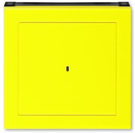 2CHH590700A4064 Накладка ABB Levit для выключателя карточного жёлтый / дымчатый чёрный