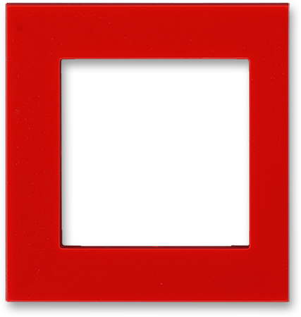 2CHH010250A8065 Сменная панель ABB Levit внешняя на многопостовую рамку красный