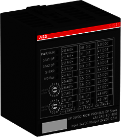 ABB 1SAP224100R0001 Модуль интерфейсный, 8DI/8DO/4AI/2AO, CI541-DP