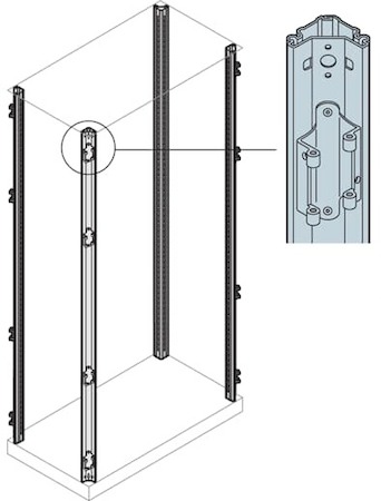 ABB EM1400 Стойки каркаса с петлями H=1400 мм (4шт)