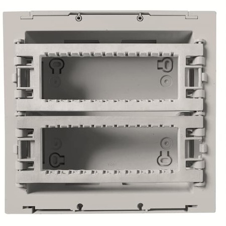 ABB 2CLA129200T1301 Бокс поста централизации открытого монтажа на 12 модулей (2 ряда), цвет серебристый