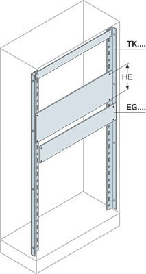 ABB EG1902 Панель алюминиевая для 19 дюймов 2HE H=89мм