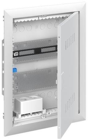 ABB 2CPX031390R9999 Шкаф мультимедийный с дверью с вентиляционными отверстиями и DIN-рейкой UK620MV (2 ряда)