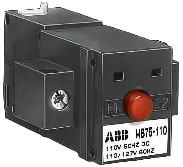 ABB FPTN372726R1004 Защелка электромеханическая WB75, напряжение управления 110 В AC/DC, только для контакторов серий AX и UA