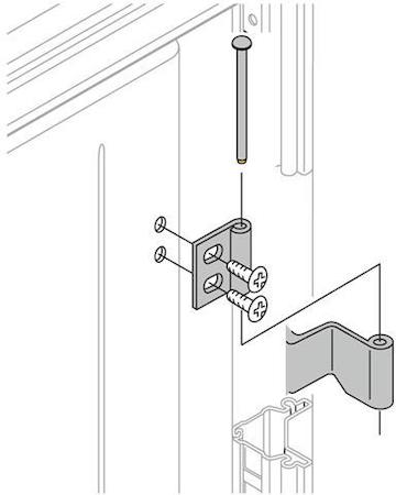 ABB CR0181 Петли с углом открытия 180*, (4шт)