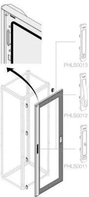 ABB 1STQ007312A0000 Дверь остекл.с перекрытием H1800 W500