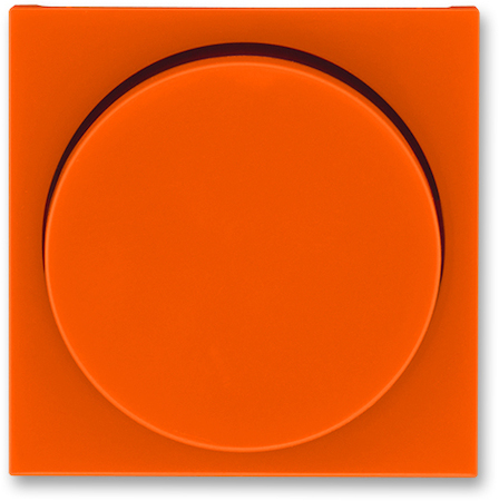 2CHH940123A4066 Накладка ABB Levit для светорегулятора поворотного оранжевый / дымчатый чёрный
