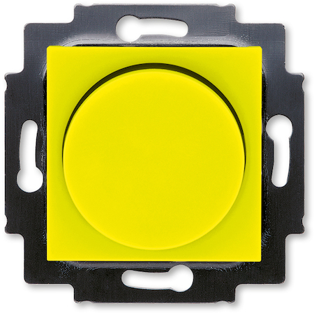 2CHH942247A6064 Светорегулятор ABB Levit поворотно-нажимной 60-600 Вт R жёлтый / дымчатый чёрный