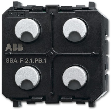 6220-0-0238 ABB Zenit SBA-F-2.1.PB.1 Сенсор 2-клавишный/активатор жалюзи 1-канальный free@home