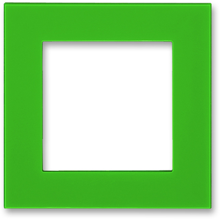 2CHH010150A8067 Сменная панель ABB Levit на рамку 1 пост зелёный