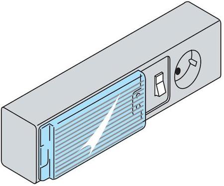 ABB EV1043 Лампа люмин. 11W-230В L=355+магн.держатель