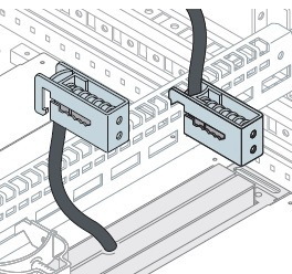ABB EV0110 Зажим для кабелей с D=4-15 мм,(10 шт)