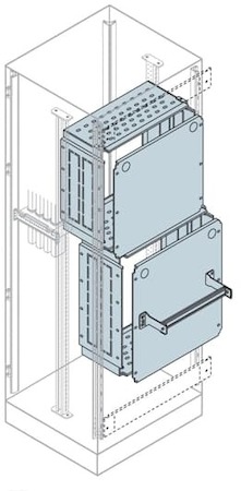 ABB EH6080 Плата монт+перегородки отсека600x800мм ВхШ