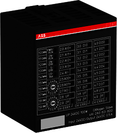ABB 1SAP228100R0001 Модуль интерфейсный, 8DI/8DO/4AI/2AO, CI581-CN