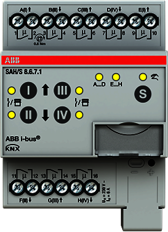 ABB 2CDG110244R0011 SAH/S8.6.7.1 Комбиактор 8-канальный, 6А, MDRC