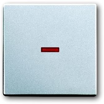 ABB 2TKA000558G1 Клавиша для 1-клавишных выключателей/переключателей/кнопок, красная линза, Impressivo, алюминий
