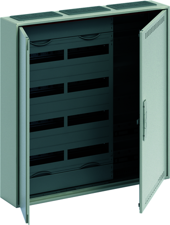 ABB 2CPX052216R9999 Шкаф 120М навесной с медиапанелями IP30, 800x800x160 между DIN-рейками 125 мм и самозажимными клеммами N/PE и дверью с вент. отверстиями ComfortLine CA35VML