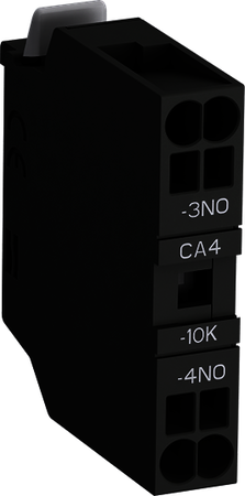 ABB 1SBN010160R1010 Блок контактный CA4-10K (1НО) фронтальный с втычными клеммами для контакторов AF09K-AF38K и реле NF22EK-NF40EK