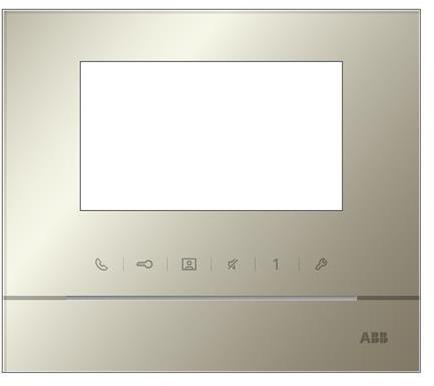 52311FC-G ABB Рамка для абонентского устройства 4,3, золотой