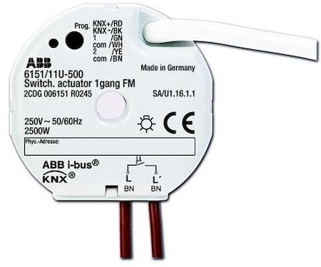 6151-0-0245 ABB 6151/11 U-500 Релейный активатор 1-канальный 16А, FM