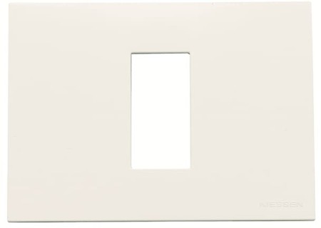 ABB 2CLA247110N1101 Рамка итальянского стандарта 3M, 1-модульная, базовая, серия Zenit, цвет альпийский белый
