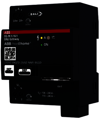 ABB 2CDG510012R0011 DG-M-1.16.1 DALI-шлюз free@home для управления освещением