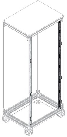 ABB 1STQ005327B0000 Стойка фиксац. мод панелей H=1600мм(2шт)