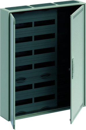 ABB 2CPX052217R9999 Шкаф 144М навесной с медиапанелями IP30, 950x800x160 между DIN-рейками 125 мм и самозажимными клеммами N/PE и дверью с вент. отверстиями ComfortLine CA36VML