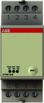 ABB 2CSM221191R1000 Доп. модуль на 2 канала для год. реле времени DY3652CE