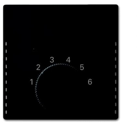 ABB 2CKA001710A4020 Накладка для механизма терморегулятора 1099 UHK, Future/Axcent/Carat/Династия, черный бархат