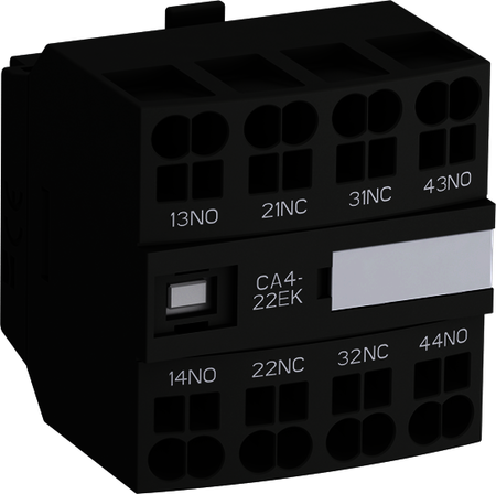 ABB 1SBN010146R1113 Блок контактный CA4-13MK (1НО+3НЗ) фронтальный с втычными клеммами для контакторов AF09-AF16..-30-10K