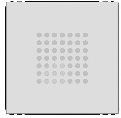 ABB 2CLA222400N1801 "Механизм звонка ""Динг-Донг"", 2-модульный, серия Zenit, цвет антрацит"