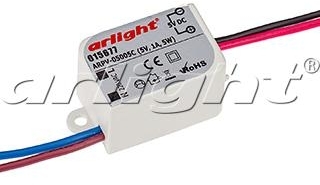 015677 Arlight Блок питания ARPV-05005C (5V, 1A, 5W) (ARL, Пластик)