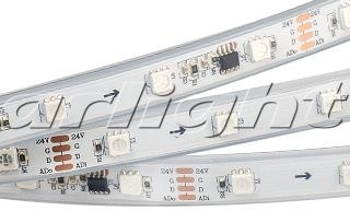 Arlight 018644 Лента DMX-5000P 24V RGB (5060,180 LEDx6, DMX)