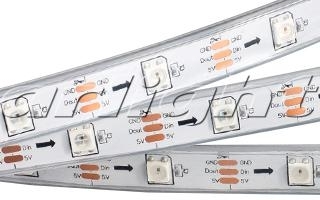 Arlight 018258 Лента SPI 2-5000P 5V RGB (5060,150 LEDx1, 2812, W)