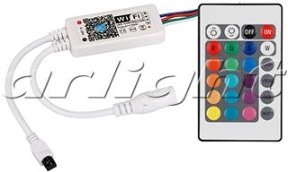 Arlight 022404 Контроллер LN-WIFI-IR24B-2 (12V, 96W, ПДУ 24кн, RGBW)