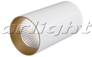 Arlight 022942 Светильник накладной SP-POLO-R85-1-15W Warm White 40deg (White, Gold Ring)