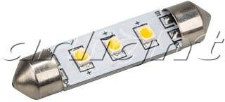 Arlight 019423 Автолампа ARL-F42-3E White (10-30V, 3 LED 2835)