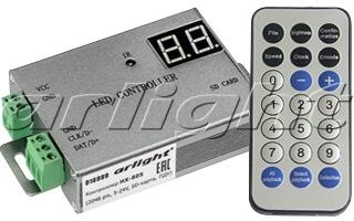 Arlight 016999 Контроллер HX-805 (2048 pix, 5-24V, SD-карта, ПДУ)