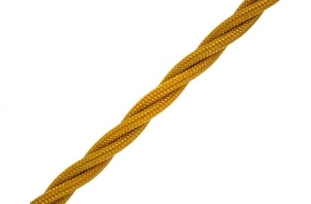 BIRONI B1-432-79-50 Витой провод 3*0,75, цвет золото