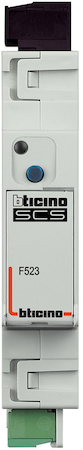 BTicino F523 My Home Активатор для управления подключенной нагрузкой (отключение/включение), 1DIN