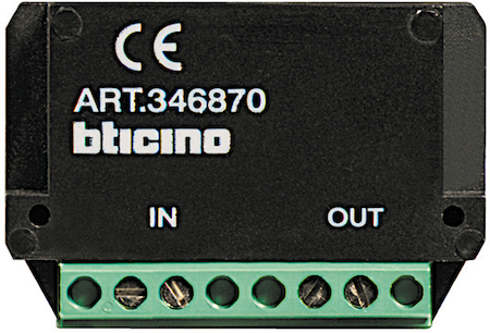 BTicino 346870 Усилитель видеосигнала для 2 проводной системы