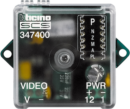 BTicino 347400 Преобразователь видеосигнала для 2-проводной системы