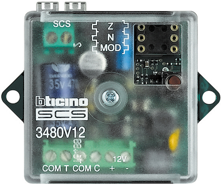 BTicino 3480V12 My Home Интерфейс контактный