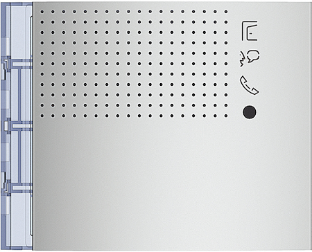 BTicino 351101 Лицевая панель звукового модуля, цвет allmetal