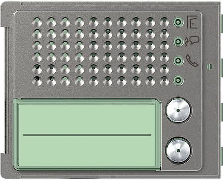 BTicino 351125 Лицевая панель звукового модуля + 2 кнопки вызова вертикально, Robur